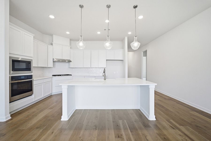 Furnished interior view inside a new home in Sonoma Verde, Heath (Image 12).
