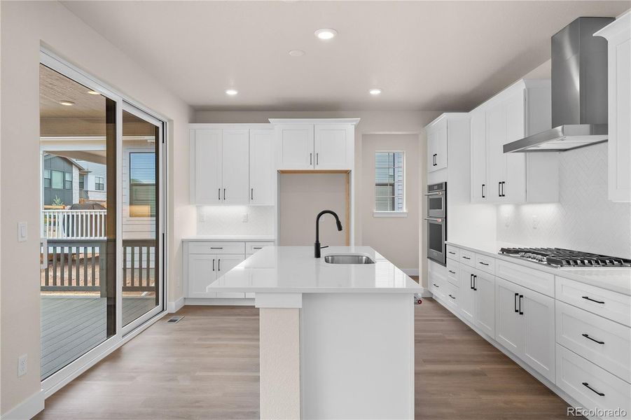 Furnished interior view inside a new home in Harmony at Sterling Ranch, Littleton (Image 15). Furnished interior view inside a new home in Harmony at Sterling Ranch, Littleton (Image 15).