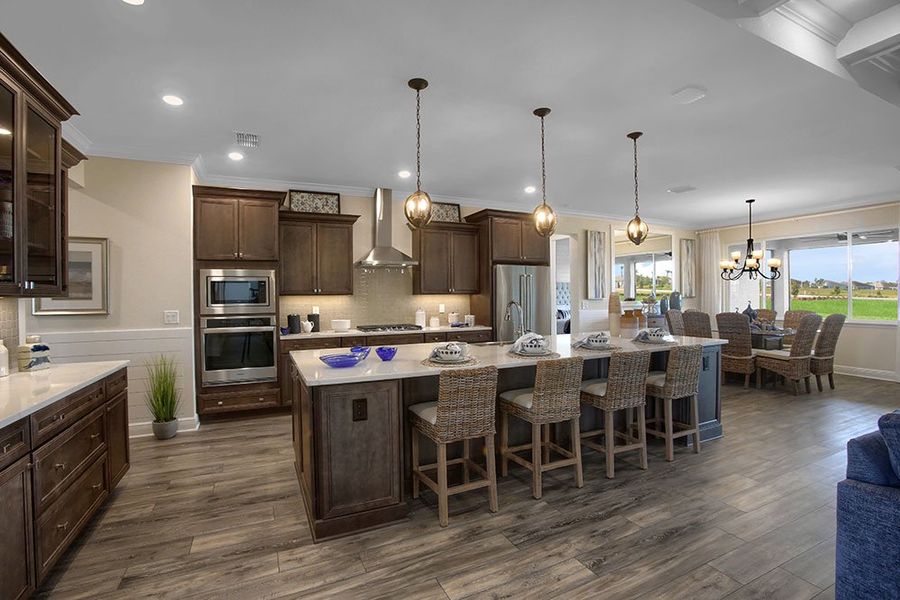 Representative furnished interior of a home built from the Kensington by Colen Built Development, LLC in On Top of the World Communities, Ocala (Image 8). Representative furnished interior of a home built from the Kensington by Colen Built Development, LLC in On Top of the World Communities, Ocala (Image 8).