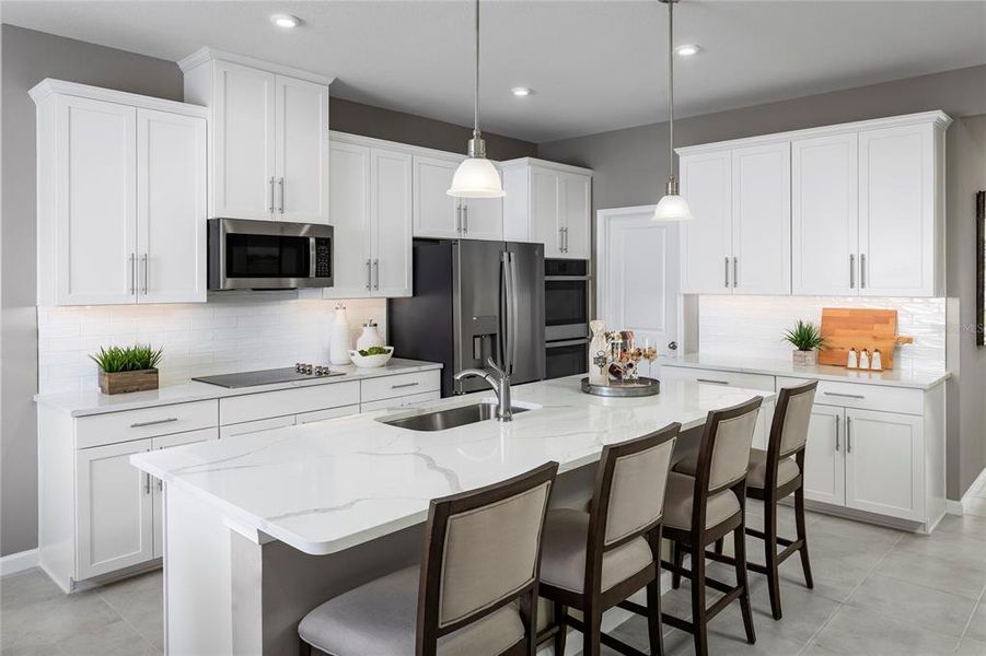 Furnished interior view inside a new home in Morningside Reserve, Leesburg (Image 15).