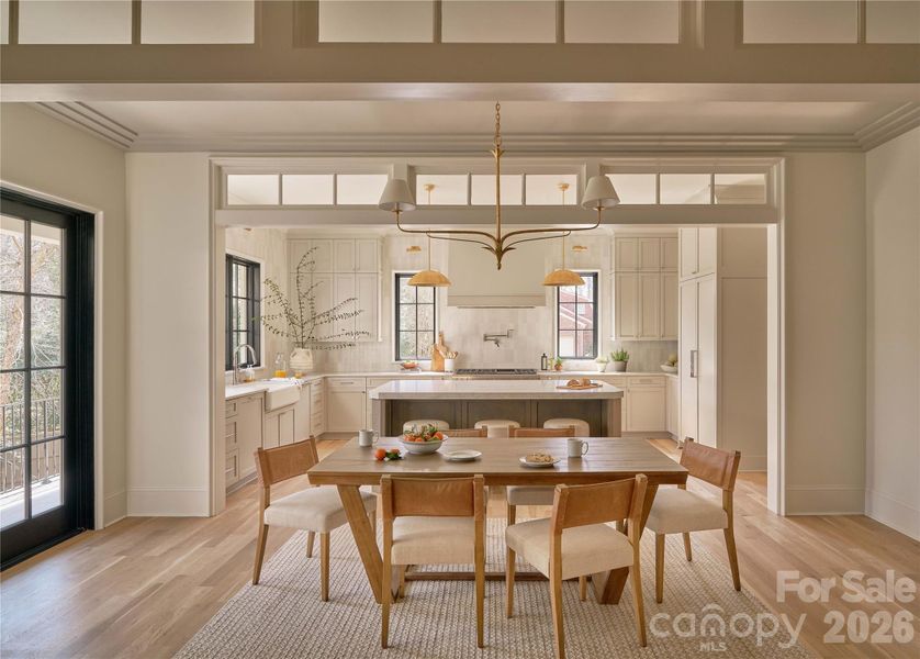 Furnished interior view inside a new home in , Charlotte (Image 10). Furnished interior view inside a new home in , Charlotte (Image 10).