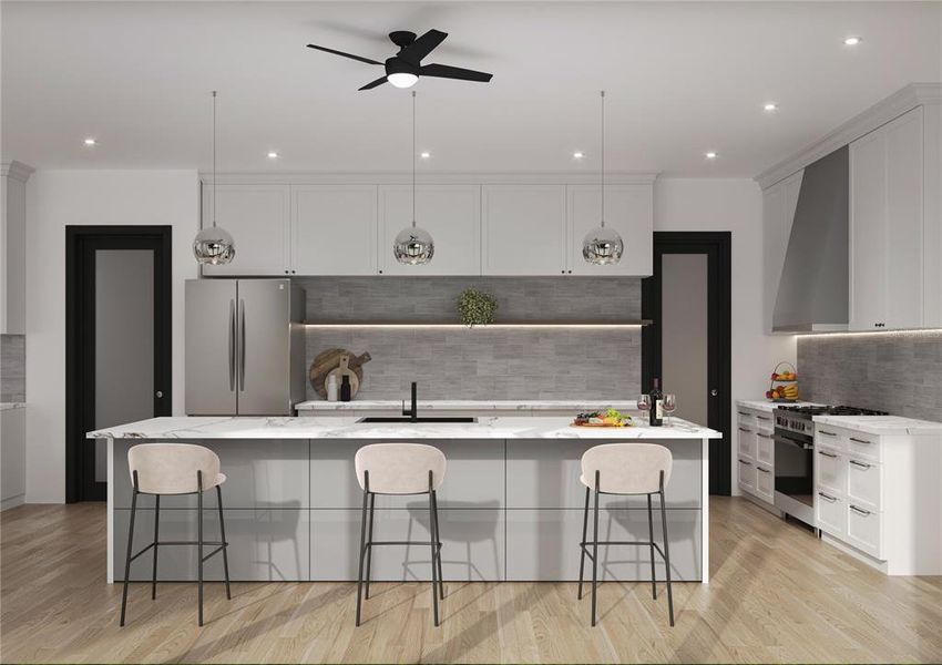 Furnished interior view inside a new home in , Sarasota (Image 4).