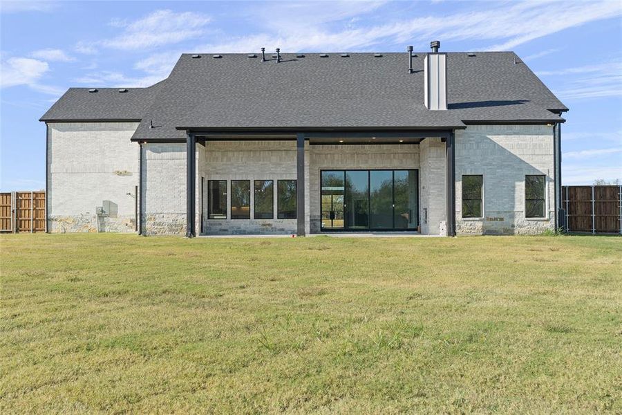 Exterior details and patio area of a home in Hidden Valley 1, Princeton (Image 3).