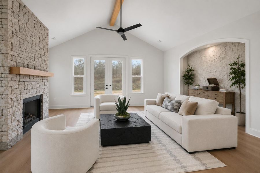 Furnished interior view inside a new home in Timberlee, Ooltewah (Image 4).