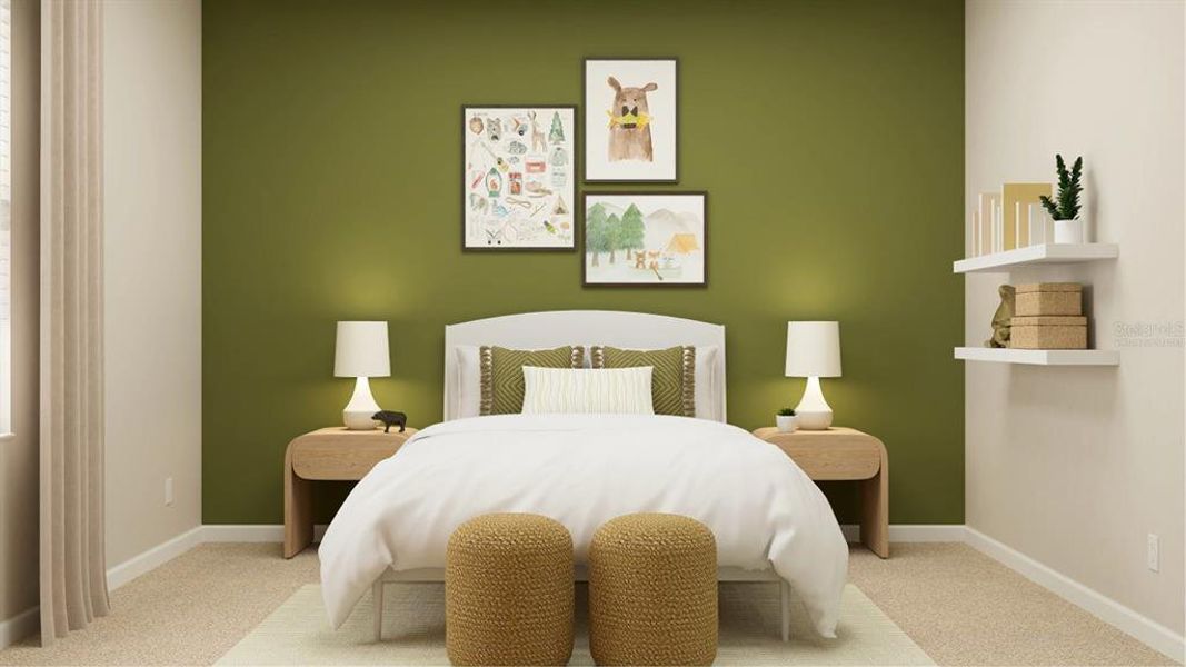 Furnished interior view inside a new home in Bridgewalk, St. Cloud (Image 13).