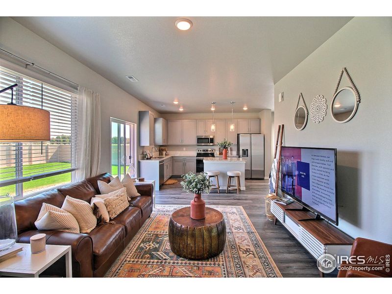 Furnished interior view inside a new home in Liberty Draw, Evans (Image 31).