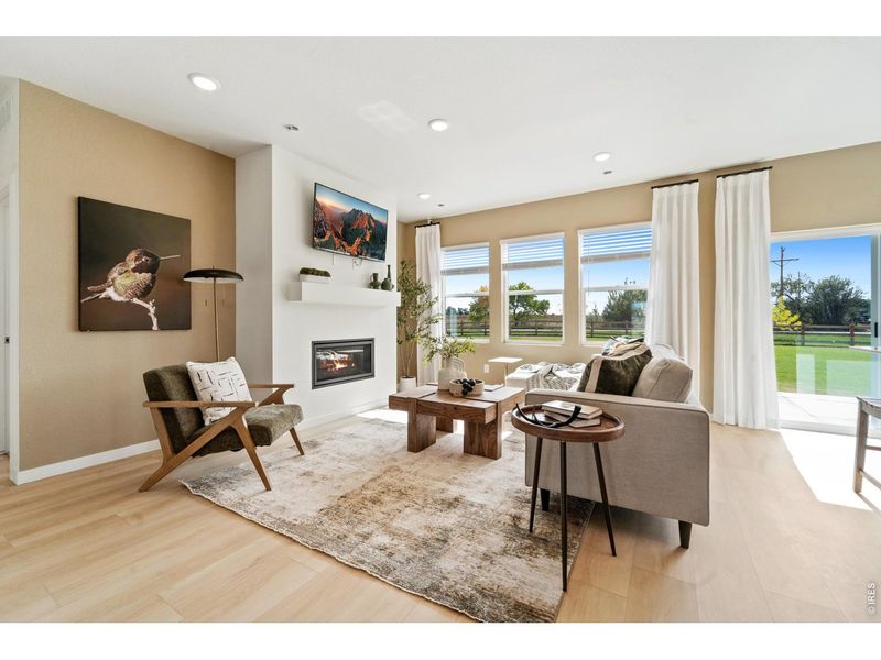 Furnished interior view inside a new home in Hudson Hills, Hudson (Image 7).