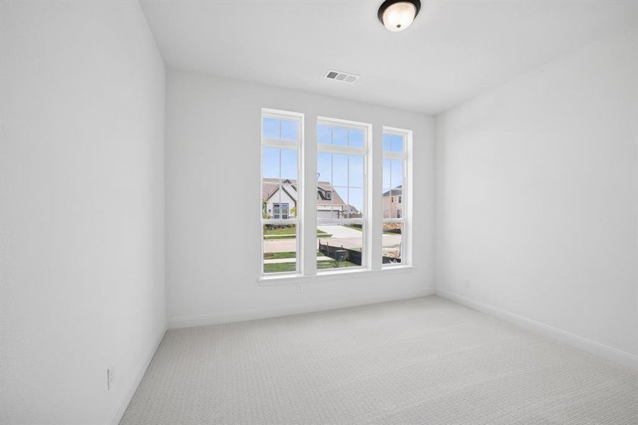 Spacious, unfurnished interior of a new home in Pecan Square - Gardens, Northlake (Image 26). Spacious, unfurnished interior of a new home in Pecan Square - Gardens, Northlake (Image 26).