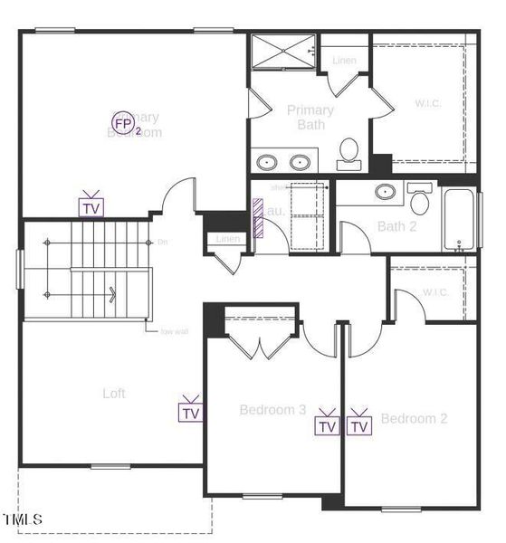 Second Floor Layout