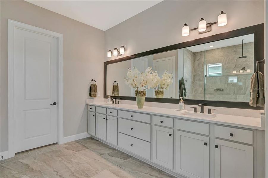 Furnished interior view inside a new home in , Palmetto (Image 43).
