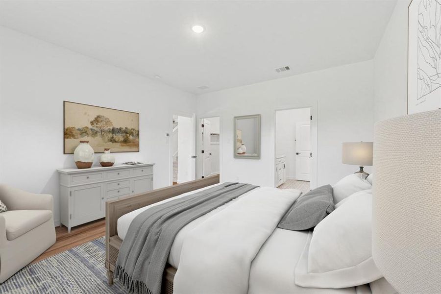 Furnished interior view inside a new home in Caldwell Lakes, Dallas (Image 19). Furnished interior view inside a new home in Caldwell Lakes, Dallas (Image 19).