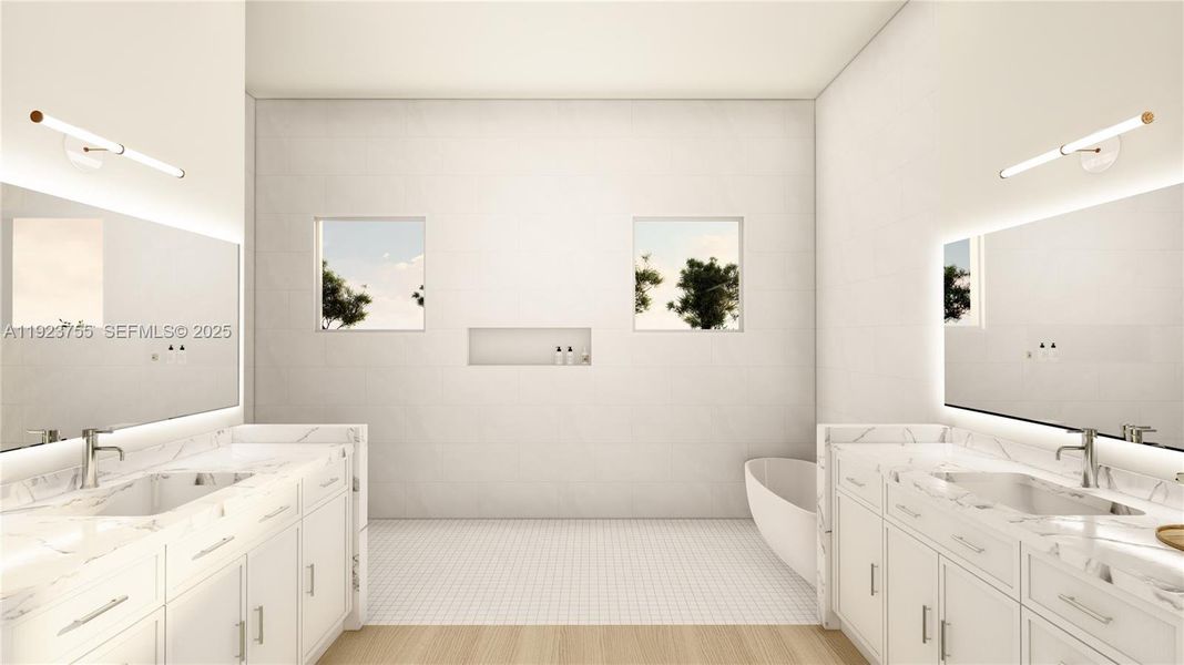 Furnished interior view inside a new home in , Punta Gorda (Image 8).