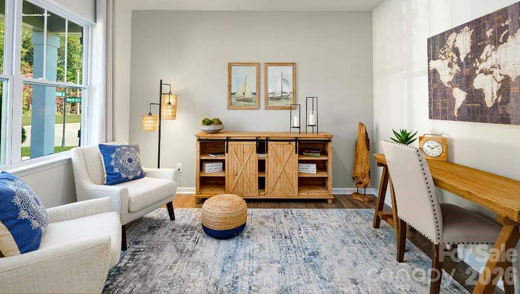 Furnished interior view inside a new home in Brandon Creek, Gastonia (Image 21).