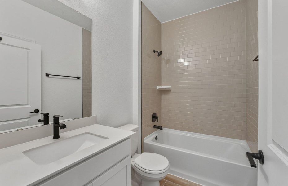 Furnished interior view inside a new home in Saddleback at Santa Rita Ranch, Liberty Hill (Image 8).