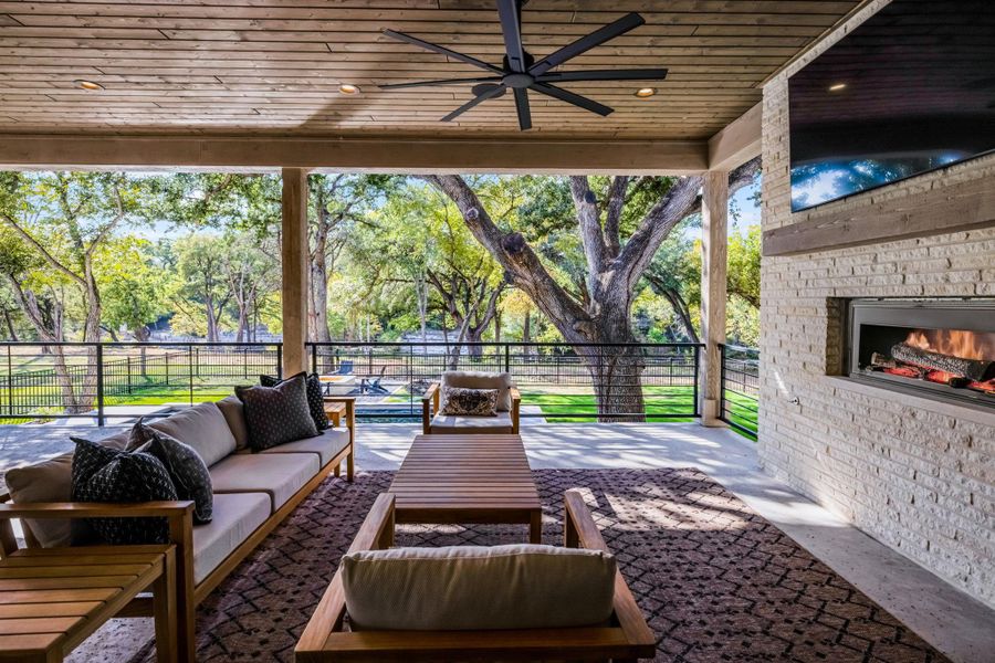 Exterior details and patio area of a home in , New Braunfels (Image 29). Exterior details and patio area of a home in , New Braunfels (Image 29).