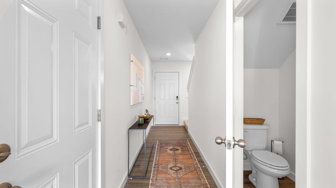 Furnished interior view inside a new home in Bayview at Harbor Crest, Ooltewah (Image 4). Furnished interior view inside a new home in Bayview at Harbor Crest, Ooltewah (Image 4).