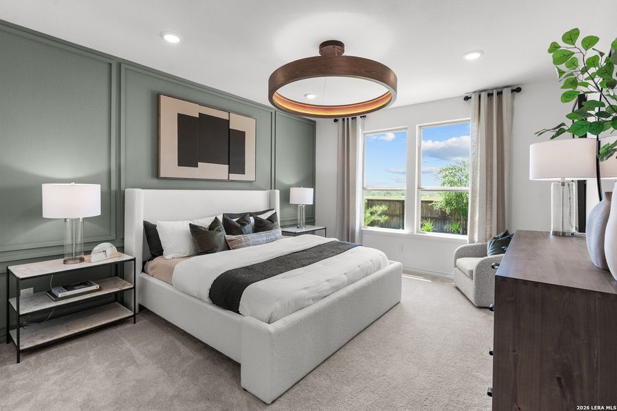 Furnished interior view inside a new home in Nopal Valley, San Antonio (Image 3).