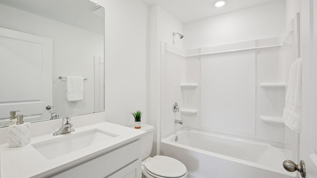 Furnished interior view inside a new home in Angeline, Land O' Lakes (Image 29).