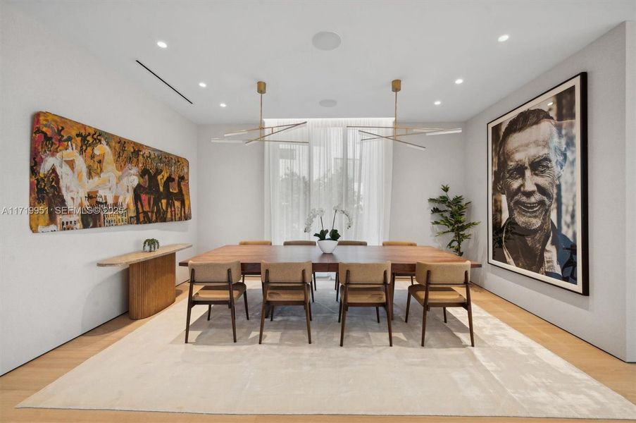 Furnished interior view inside a new home in , Miami Beach (Image 13).