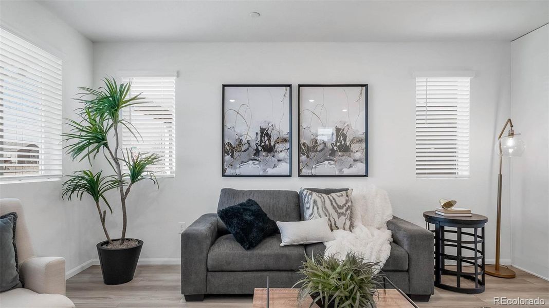 Furnished interior view inside a new home in , Commerce City (Image 12).