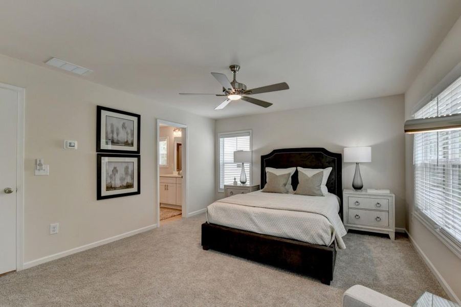 Furnished interior view inside a new home in Magnolia Grove, Mableton (Image 58). Furnished interior view inside a new home in Magnolia Grove, Mableton (Image 58).