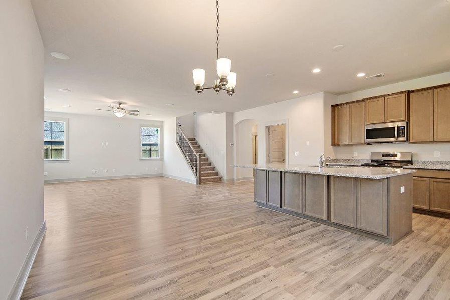 Furnished interior view inside a new home in Creek Pointe, Moncks Corner (Image 13).