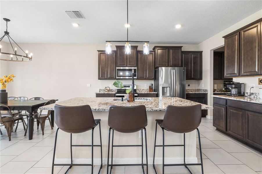 Furnished interior view inside a new home in , Wesley Chapel (Image 44).