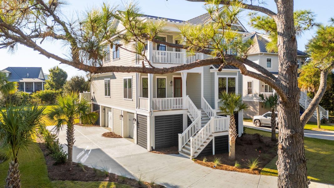 Exterior details and patio area of a home in , Johns Island (Image 58). Exterior details and patio area of a home in , Johns Island (Image 58).