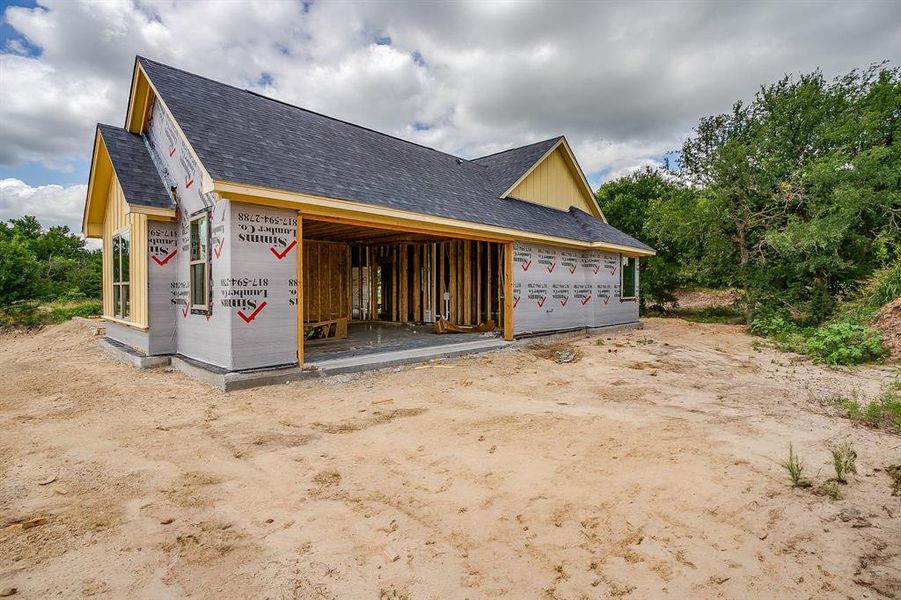 In-progress construction of a new home in , Millsap, TX (Image 5).
