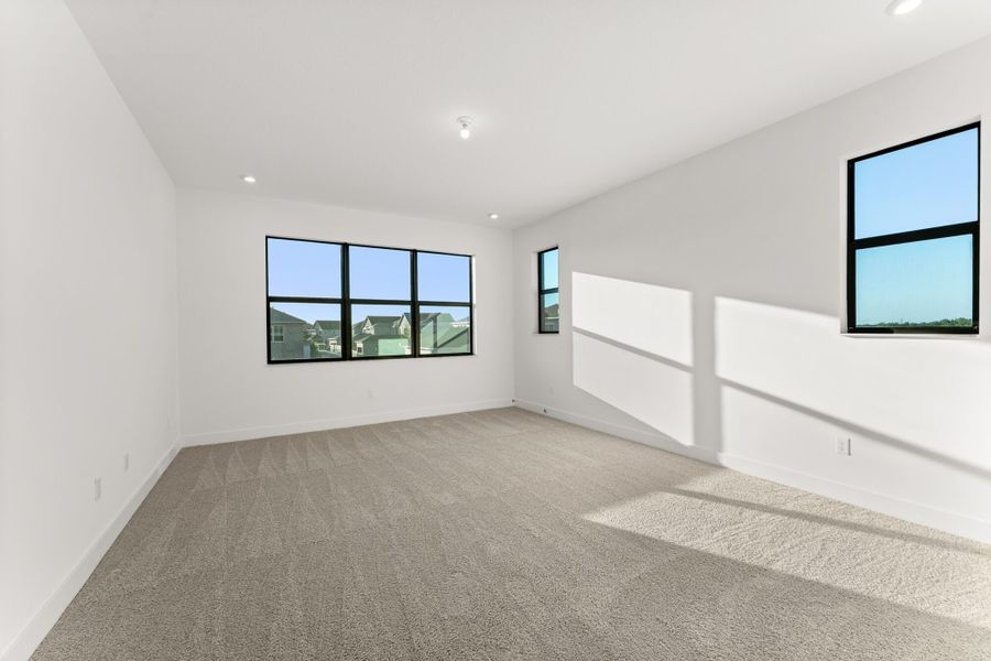 Representative unfurnished interior of a home built from the Cape by Mattamy Homes in Newfield - Rosette Park, Palm City (Image 16).