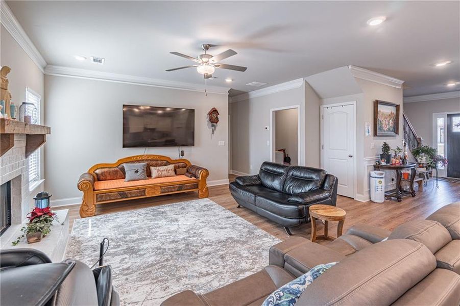 Furnished interior view inside a new home in Enclave at Brookside Crossing, Auburn (Image 37).