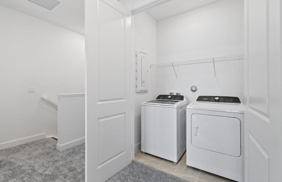 UPSTAIRS LAUNDRY AREA