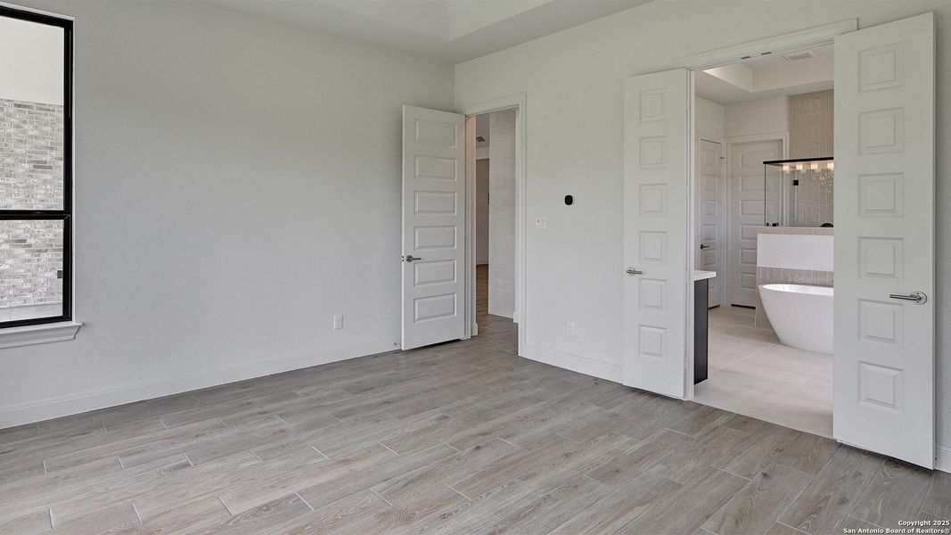 Spacious, unfurnished interior of a new home in Megan's Landing 1/2 Acre, Castroville (Image 27). Spacious, unfurnished interior of a new home in Megan's Landing 1/2 Acre, Castroville (Image 27).
