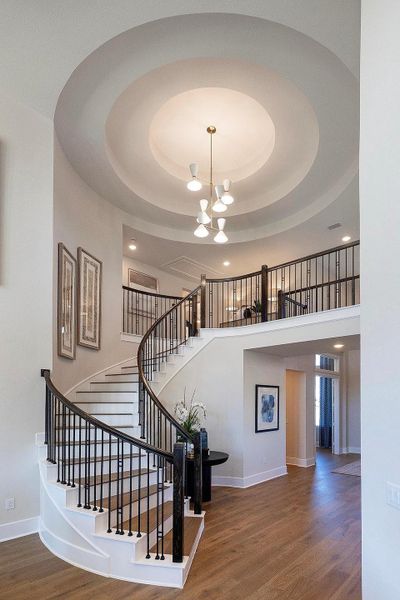 Representative furnished interior of a home built from the The Cameron by Westin Homes in Flora - 60', Hutto (Image 12).