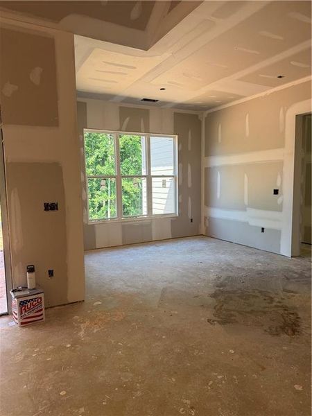In-progress construction of a new home in , Holly Springs, GA (Image 6).