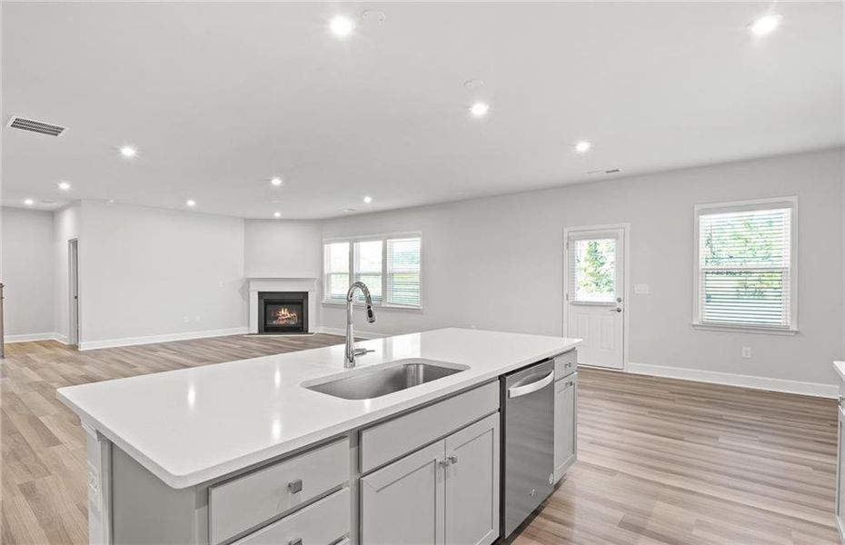 Furnished interior view inside a new home in Anderson Point Estates, McDonough (Image 4).
