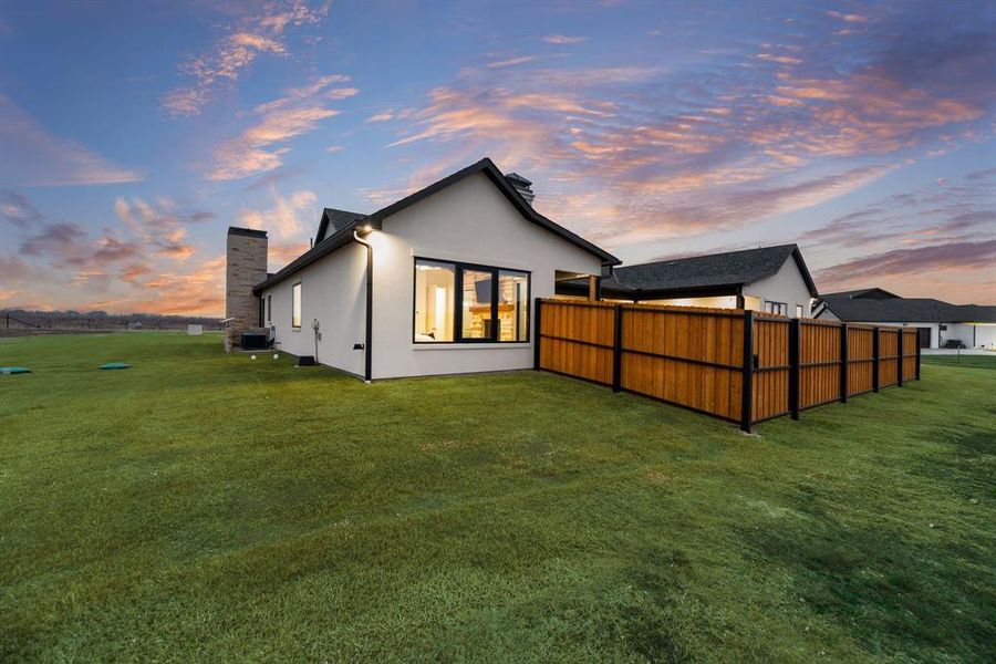 Exterior details and patio area of a home in , Krum (Image 22). Exterior details and patio area of a home in , Krum (Image 22).