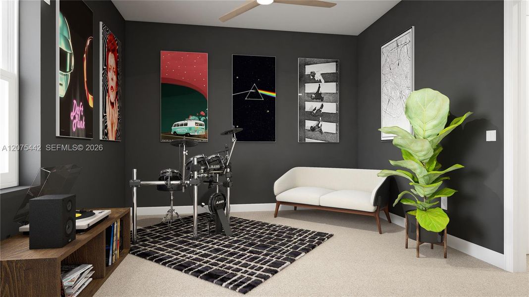 Furnished interior view inside a new home in Wildwood Groves, Miami (Image 3).