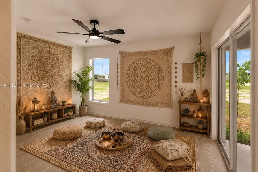Furnished interior view inside a new home in , Cape Coral (Image 12).