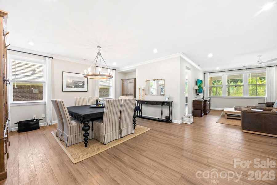 Furnished interior view inside a new home in Sonata at Mint Hill, Mint Hill (Image 17).