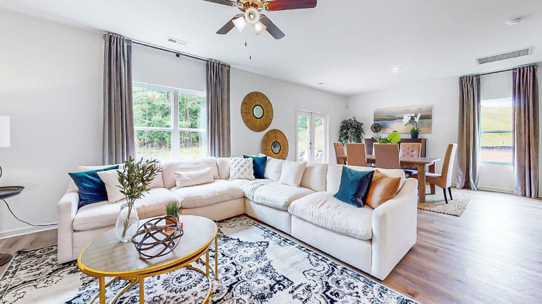 Representative furnished interior of a home built from the The Elston by D.R. Horton in Palm Coast Homesites, Palm Coast (Image 6).