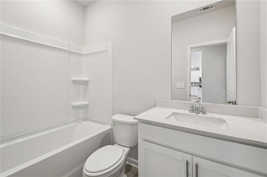 Furnished interior view inside a new home in Creekside at Oxford Park, Fairburn (Image 18).