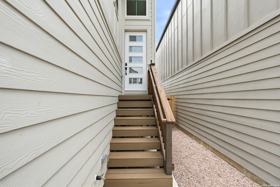 Exterior details and patio area of a home in Rose Hill, San Antonio (Image 26). Exterior details and patio area of a home in Rose Hill, San Antonio (Image 26).
