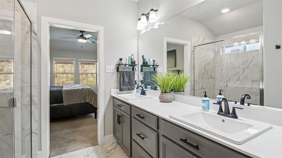 Furnished interior view inside a new home in Sycamore Cove, Hickory Creek (Image 12).