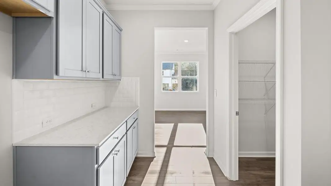 Furnished interior view inside a new home in Liberty Crossing, Braselton (Image 9).