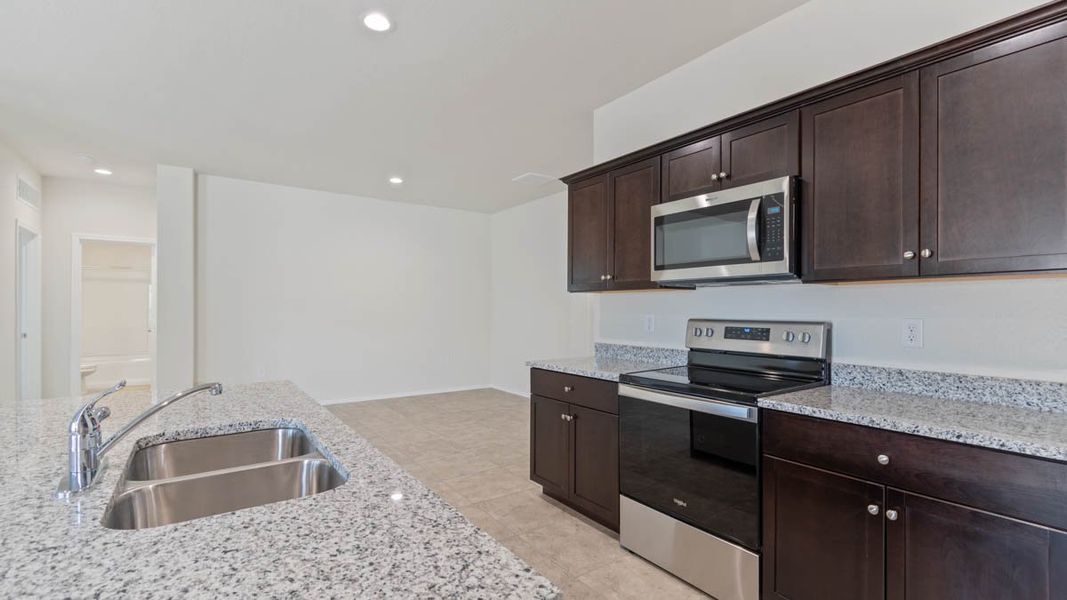 Furnished interior view inside a new home in Heartland Ranch, Coolidge (Image 8). Furnished interior view inside a new home in Heartland Ranch, Coolidge (Image 8).
