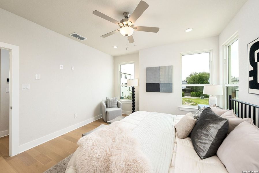 Furnished interior view inside a new home in Victoria Commons, San Antonio (Image 11).
