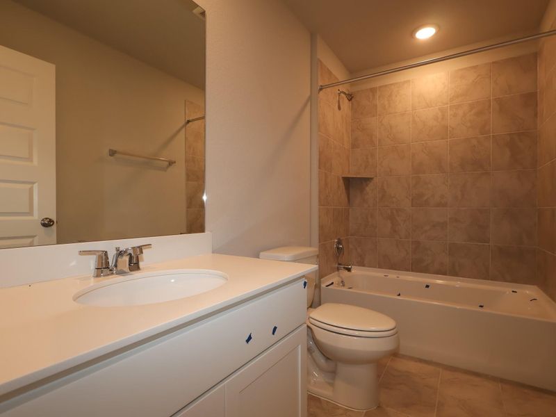 Furnished interior view inside a new home in Willow Springs, Buda (Image 5).