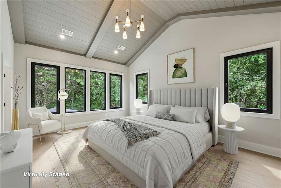 Furnished interior view inside a new home in , Cumming (Image 17).