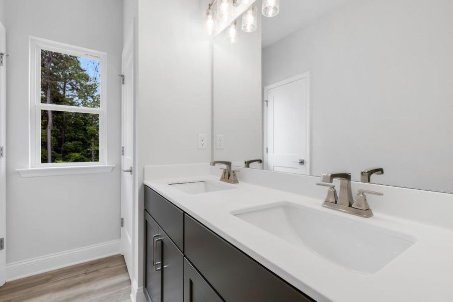 Furnished interior view inside a new home in Maddox Landing, Hoschton (Image 7).